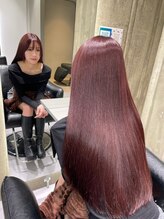 ベール(Vale) 美髪ピンクベージュブラウン美人レイヤーカットワンカール