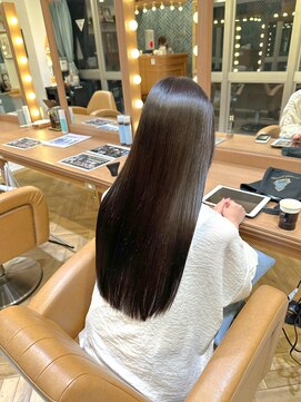 ロンド パルティール 大宮(Lond partir) 艶髪ロングダークブラウンカラー