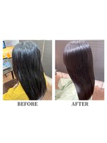 ヘアーメイク クーラ 行橋店(Hair make CURA)&nbsp;20代30代40代大人可愛い髪質改善小顔艶感ストレート