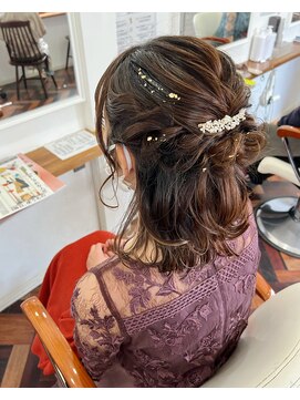 フラム(fulam) ハーフアップ