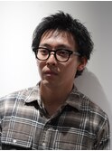 大人男子短髪