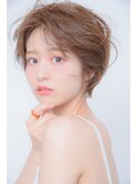 ≪chan.≫オリーブベージュナチュラルショート