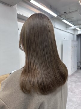 ヴェルダ 池袋店(verda) ブリーチなしダブルカラー 柔らかブラウン RIKO