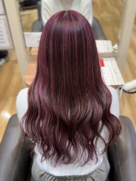 フェリエットバイビークール(feliette by Be-COOL) 【feliette】筋感ハイライトハーフデザインカラー