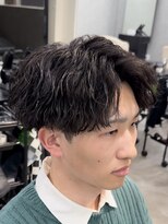 エデアンルクラ 下通(EDEAN Leclat)&nbsp;熊本ツイスパ ツイストスパイラル マッシュ MEN'S HAIR