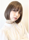 【 Ｉ. 】30代からのナチュラル前下がりショートボブ　川口