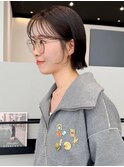 顔周りカット*後れ毛カット*前髪ありボブ*レイヤーボブ*髪質改善