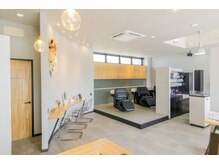 空間ごとに雰囲気を変えているので、どこにいても新鮮な気分に♪