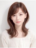 レイヤーカット/顔まわりレイヤー/ 髪質改善