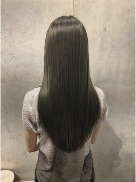 エフェクト 横浜(effect) 艶髪ストレートロング抜け感ローレイヤー縮毛矯正