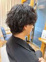 ラグシス(LUXIS)&nbsp;波巻きパーマ×マッシュウルフ【立川/メンズ】