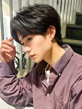 クーエフー(coo et fuu) シースルーマッシュ韓国マッシュダウンパーマカルマパーマ