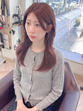 ファースト 仙台店(first) ロングローレイヤー×レッドラベンダー