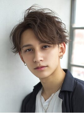 Men's hair salon CLEL【クレル】メンズカット/メンズパーマ/眉毛【3/6開店(予定)】 メンズパーマ【五井】ツイスト/スパイラル/波巻き/ニュアンス