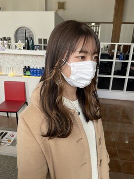 カットウェルズ粟殿店(Cut Well's smile&peace) イヤリングカラー　奈良　 cut well 粟殿