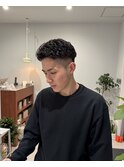 刈り上げパーマ/メンズショート