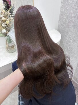 LOE【ロエ】大宮 イメチェン/アンブレラカラー/前髪/ピンクベージュ[大宮]