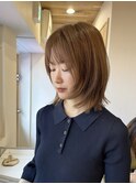 ミディアムレイヤー×春カラー