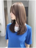 ミディアムレイヤー”レイヤーカット*髪質改善*アッシュベージュ