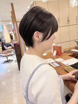 モリオ フロム ロンドン サッポロファクトリー店(morio FROM LONDON)&nbsp;morio 骨格矯正カット 耳掛けマッシュショート 似合わせショート