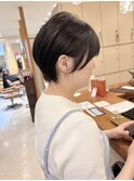 morio 骨格矯正カット 耳掛けマッシュショート 似合わせショート