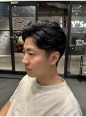 MEN'S HAIR/ビジネスセンターパート/ニュアンスパーマ