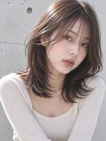 アクロ あべの店(ACRO)&nbsp;ミディアムレイヤーレイヤーウルフ/ハッシュウルフ/小顔レイヤー