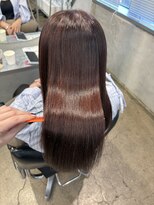 リラクオーレ 三宮 元町(LIRA CUORE)&nbsp;縮毛矯正とカラーのbefore・after