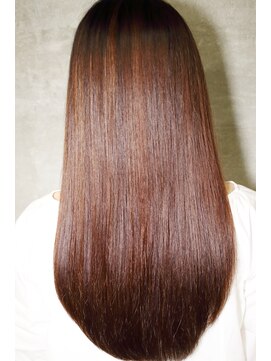 ワンデイ 表参道(oneday) くせ毛改善ナチュラルブラウンストレート【温感】