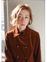 ユノ(juno)&nbsp;【juno】切りっぱなしショートボブ☆ニュアンスパーマ