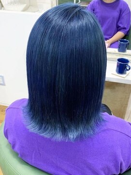 ヘアーガーデン バレッタ(hair garden barretta) 深海ブルー