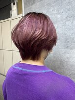 キャラ シャローネ 池袋(Chara Chalone)&nbsp;くすみピンクショートボブ【池袋/池袋東口/池袋駅】