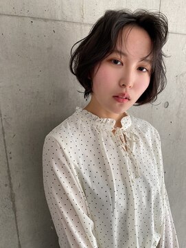 アールヘアーデザイン 藤が丘(r hair design) ふんわりアッシュボブ♪藤が丘○駐車場完備◎