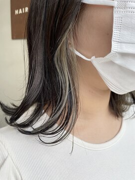 ヘアー アイス 御器所本店(HAIR ICI) インナーカラー×グレージュ
