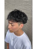 滋賀、南草津、メンズ美容室、波巻きツイストスパイラルパーマ