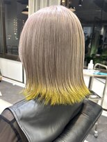 ムク 横浜店(muku)&nbsp;ミルクティーベージュダブルカラーケアブリーチインナーカラー