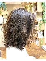 ヘアー カフェ コトノハ(hair cafe kotonoha) 【コトノハ】フェミストスタイルくびれ　小顔ブランジュ抜け感
