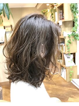ヘアカフェ コトノハ(hair cafe Kotonoha) 【コトノハ】フェミストスタイルくびれ　小顔ブランジュ抜け感