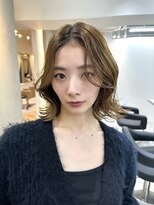 大人可愛い韓国y2k レイヤーカット くびれへア パッツン前髪