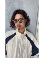 メゾン(Maison)&nbsp;メンズマンバンスペインカールダークアッシュ名古屋栄矢場町