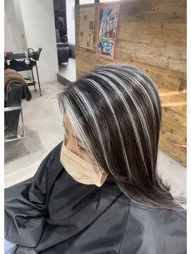 フォーク(FOLK) YAMATO/白髪ぼかし/極細ハイライト