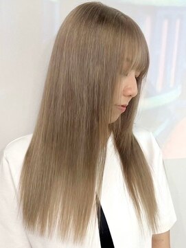 ウィコ 新宿(WICO) ミルクティーベージュ[新宿駅/こなれミディ/ウェーブパーマ]