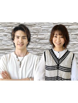 「自分の髪をもっと好きになりたい」その想いトップスタイリスト"TAIGA＆YURI"が叶えます♪