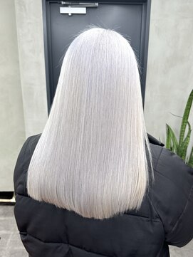 ニコ トウキョウ 渋谷(nico TOKYO) ホワイトシルバー/髪質改善/ダブルカラー/ケアブリーチ/20代