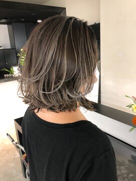 マスカリ(muscali) 【原田】ハイライト　レイヤー　シアグレージュ