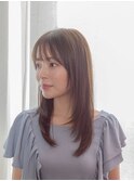 顔まわりレイヤースタイル