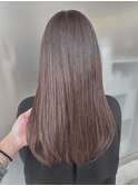 大人可愛い艶カラーショコラブラウン