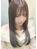 顔周りカット＋髪質改善カラースタンダード￥14800