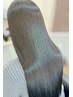 【サラサラ縮毛矯正♪】縮毛矯正+カット+ダメージケアトリートメント￥13640