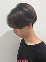 ヒュイル バイ ニアウ(Hwyl by Niau) メンズセンターパートニュアンスパーマスパイラルパーマ刈り上げ